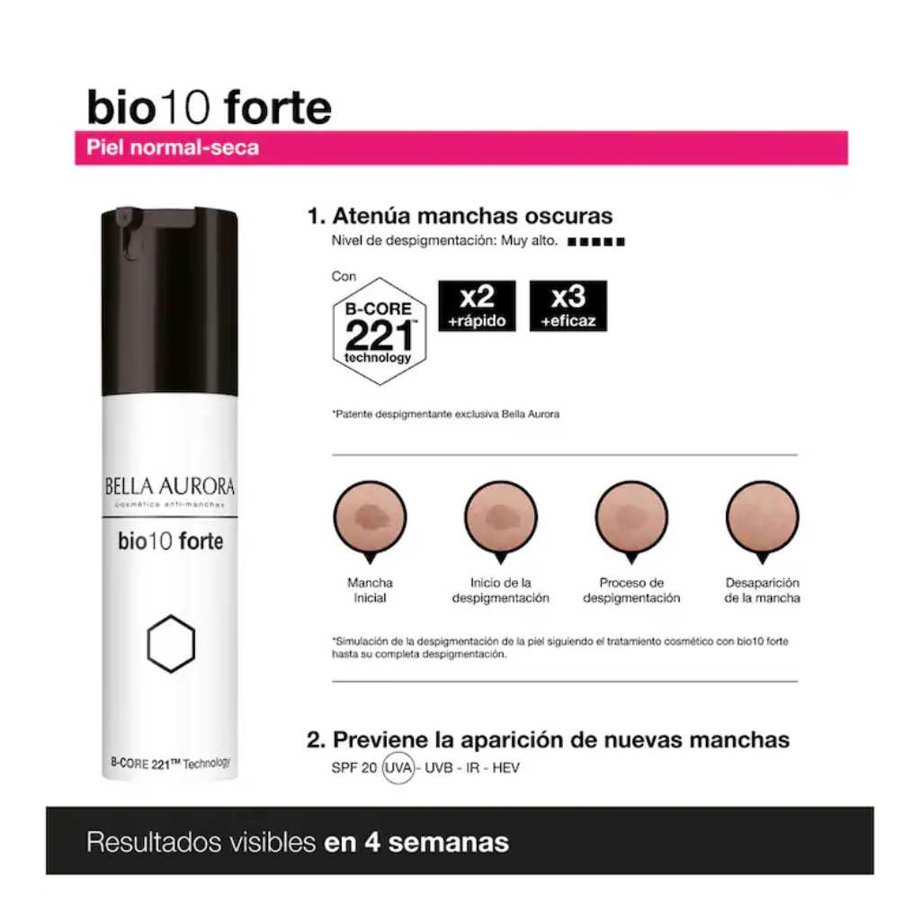 BIO10 FORTE TRATAMIENTO ANTIMANCHAS INTENSIVO  PARA PIEL NORMAL-<span>BELLA AURORA</span>