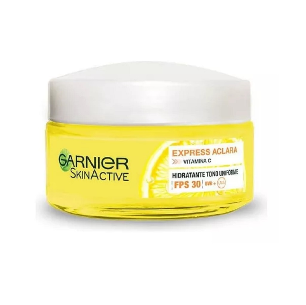 CREMA EXPRESS ACLARA FPS 30 Y VITAMINA C  –<span>GARNIER</span