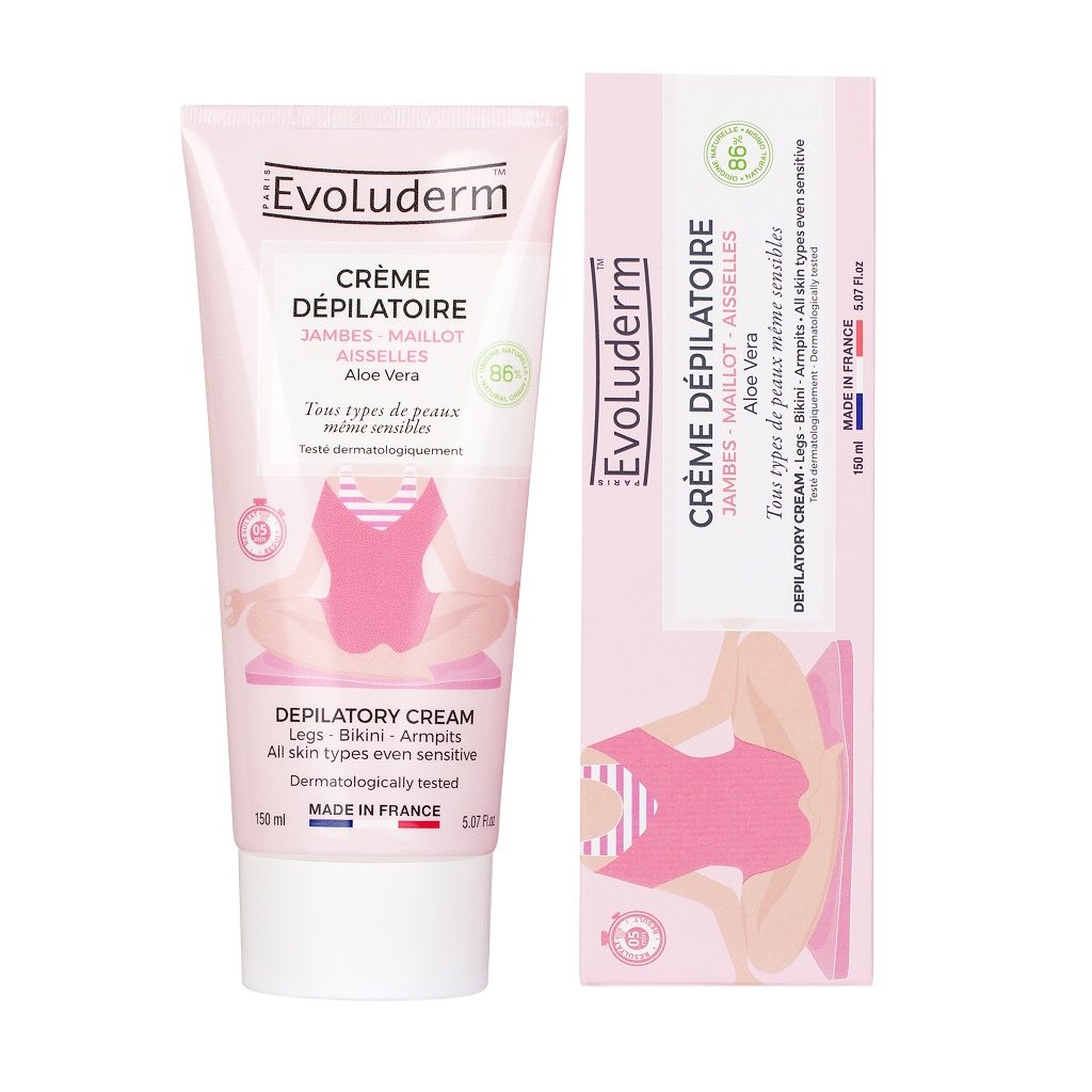 CREMA DEPILADORA ALOE VERA 150ML-EVOLUDERM