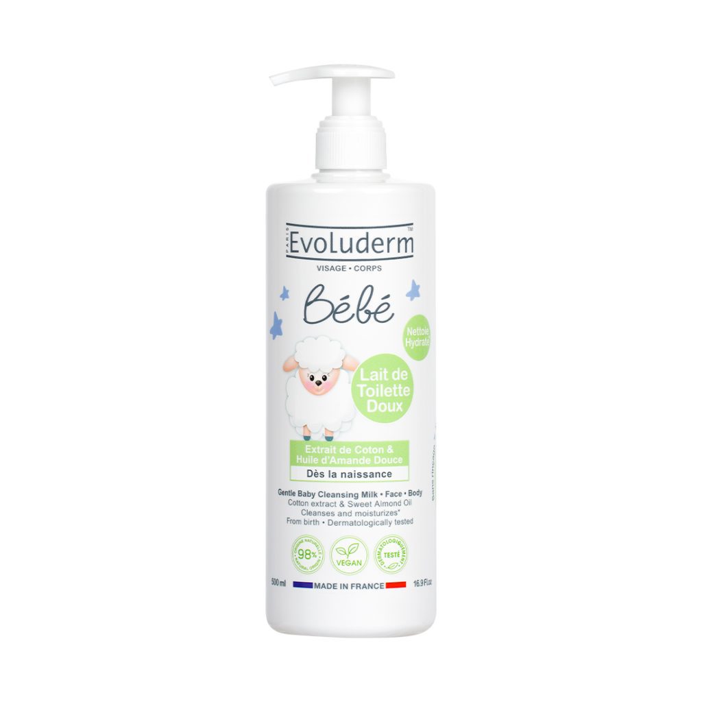 LECHE LIMPIADORA PARA  BEBE-EVOLUDERM
