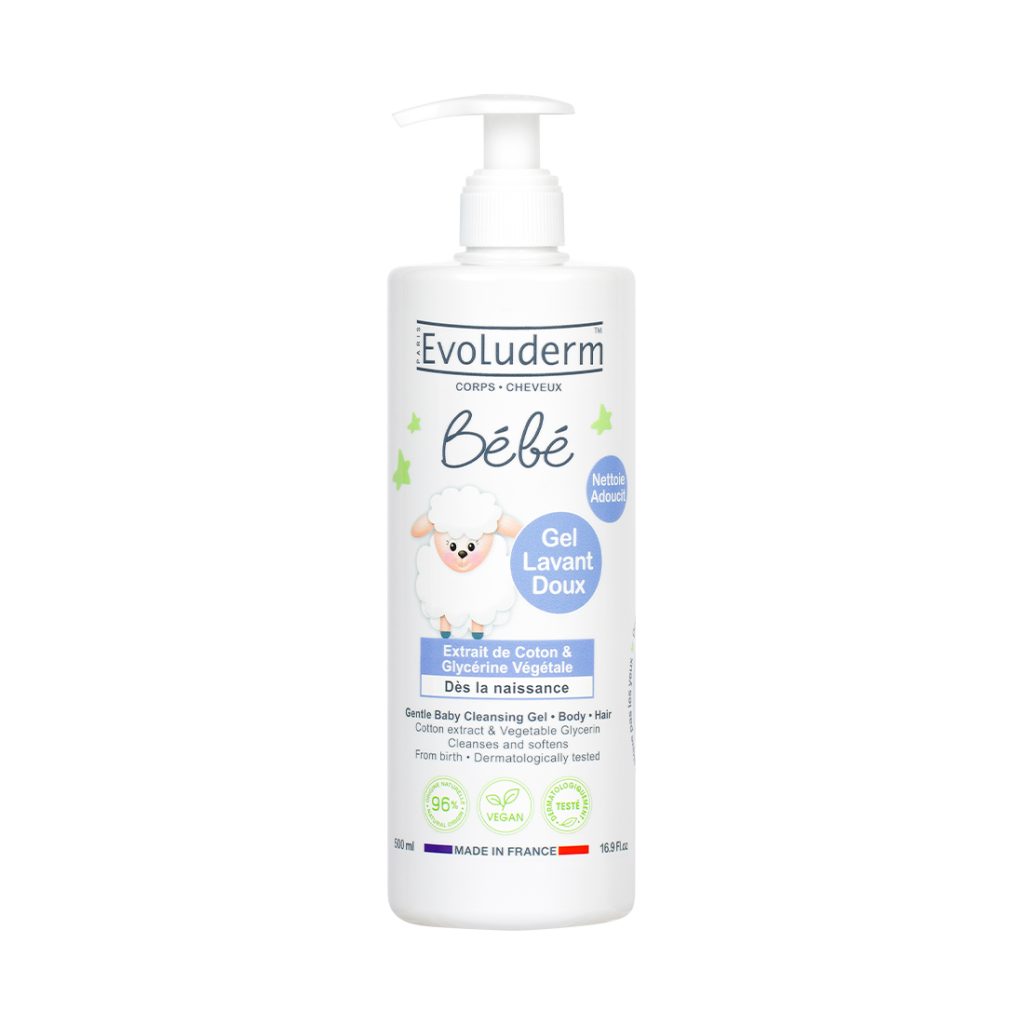 SHAMPO BEBE CUERPO Y CABELLO 500 ML-EVOLUDERM