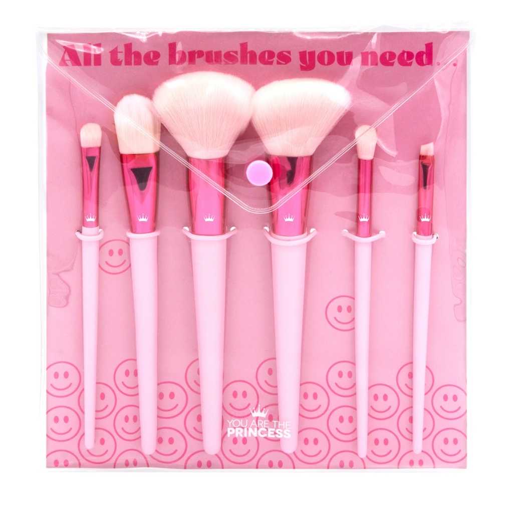 SET BROCHAS DE MAQUILLAJE 6PZA-PRINCESS