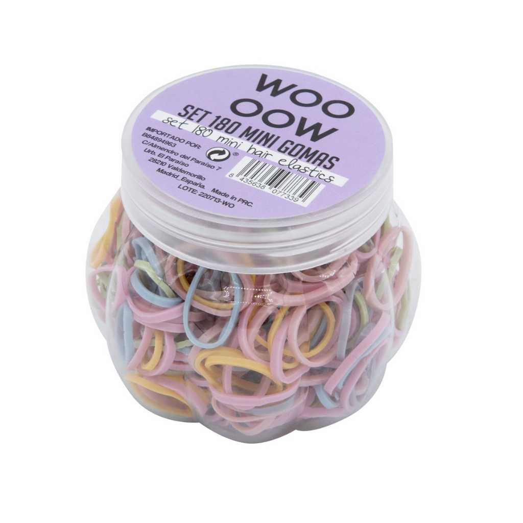 ITE 0009188 PRINCESS SET 300 MINIGOMAS DE SILICONA COLOR PASTEL