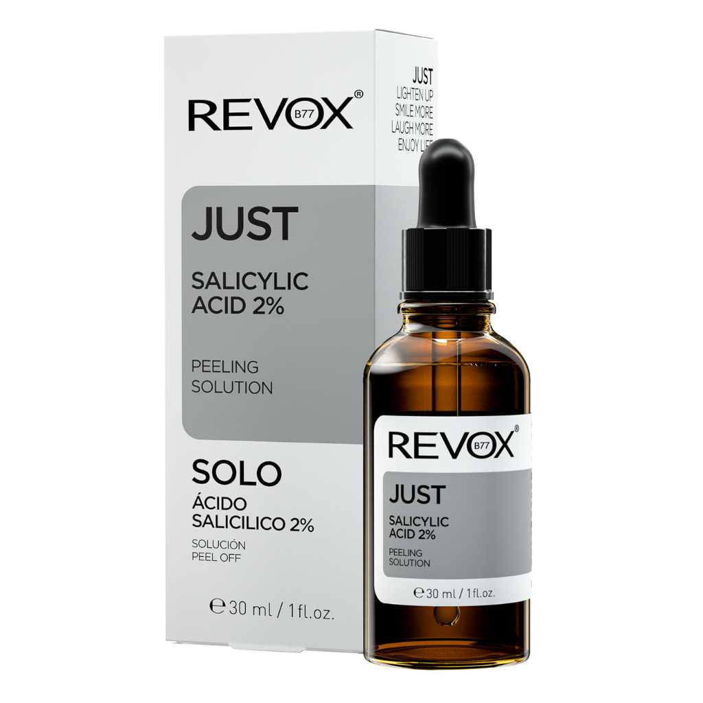 SÉRUM FACIAL EXFOLIANTE ACIDO SALICILICO 2%  DE 30ML -REVOX
