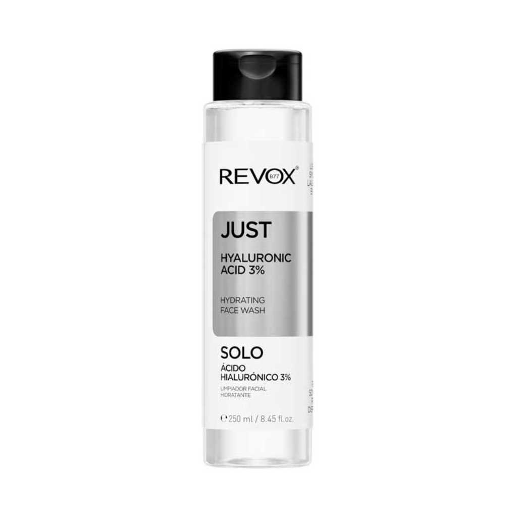 LIMPIADOR FACIAL CON ACIDO HIALURONICO AL 3% 250 ML -REVOX