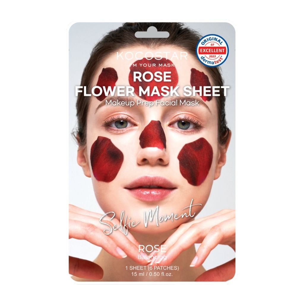 MASCARILLA ROSE FLOWER MASK (6 PARCHES) – KOCOSTAR