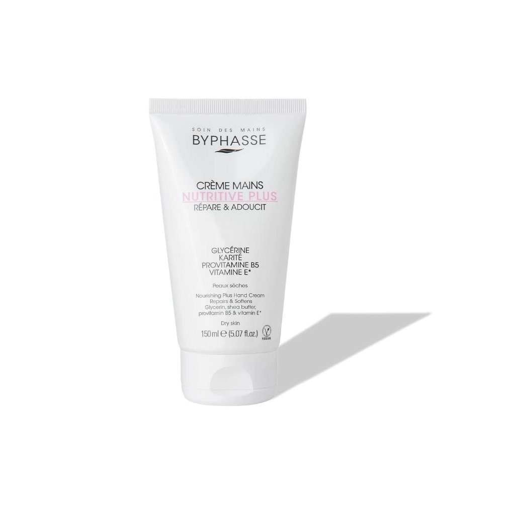 CREMA DE MANOS NUTRITIVA PLUS REPARA & SUAVIZA 150ML- BYPHASSE