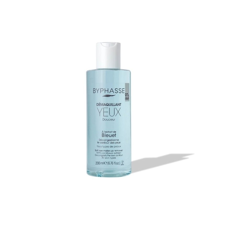 DESMAQUILLANTE OJOS DOUCEUR EXTRACTO DE ACIANO 200ML- BYPHASSE