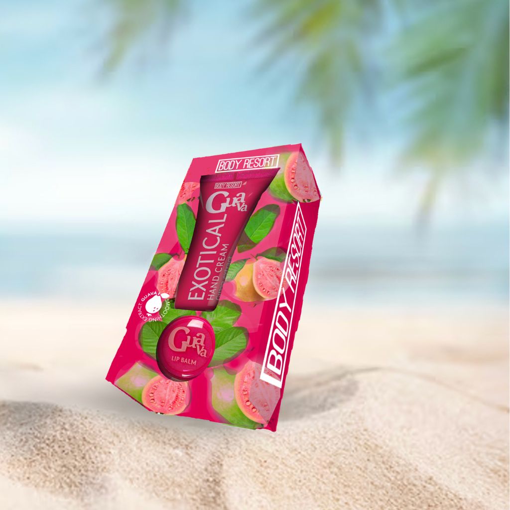 SET BALSAMO LABIAL + CREMA DE MANOS GUAVA  – MADES BODY RESORT
