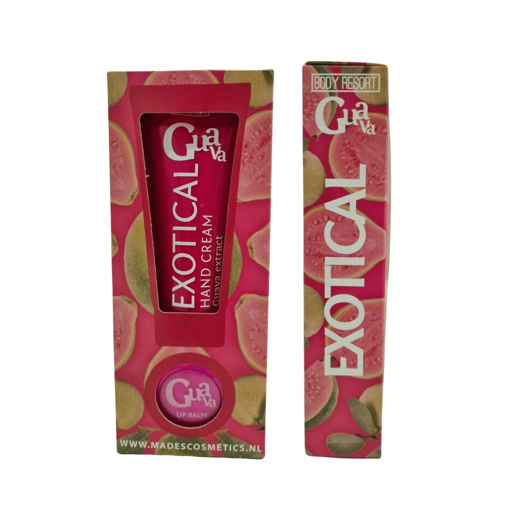 SET BALSAMO LABIAL + CREMA DE MANOS GUAVA  – MADES BODY RESORT