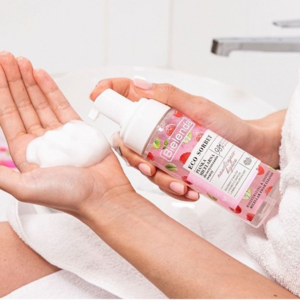 ECO SORBET ESPUMA LIMPIADORA FRAMBUESA – BIELENDA