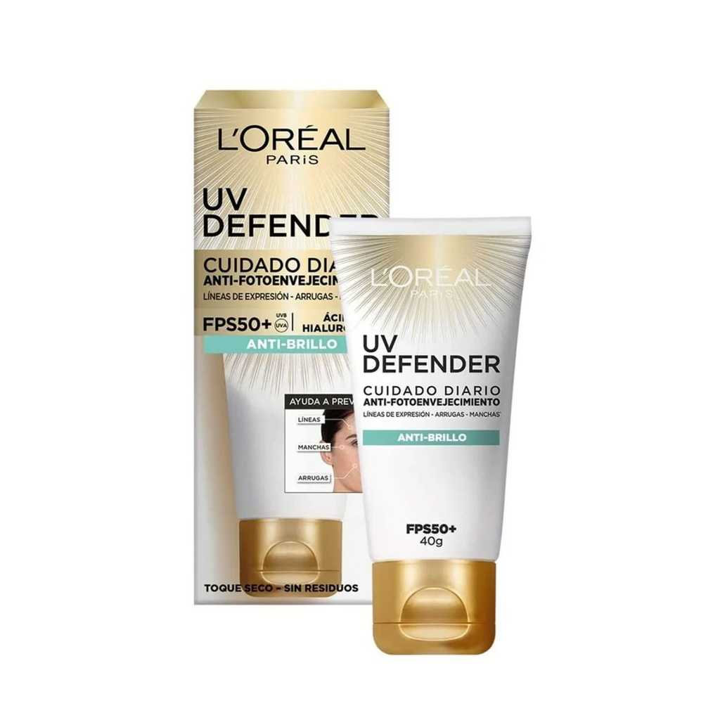 UV Defender Antibrillo – piel mixta SPF50 – L’Oreal
