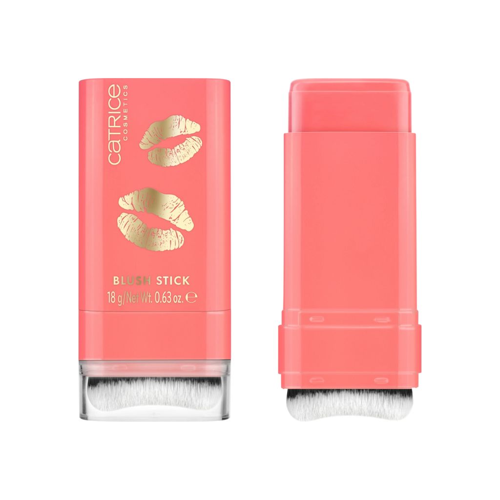 KISS & GLOW RUBOR EN BARRA C01 Cheeky Flirt- CATRICE