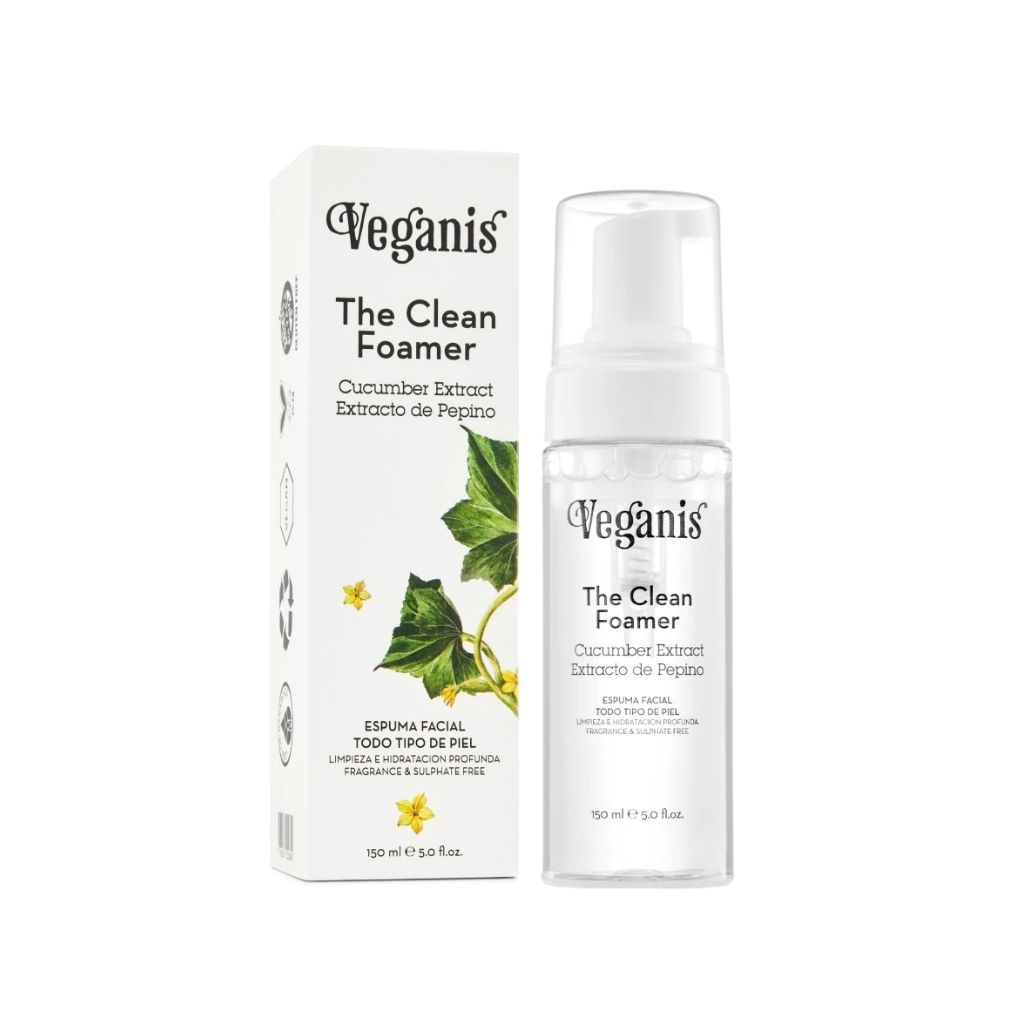 ESPUMA FACIAL LIMPIADORA DE PEPINO – VEGANIS