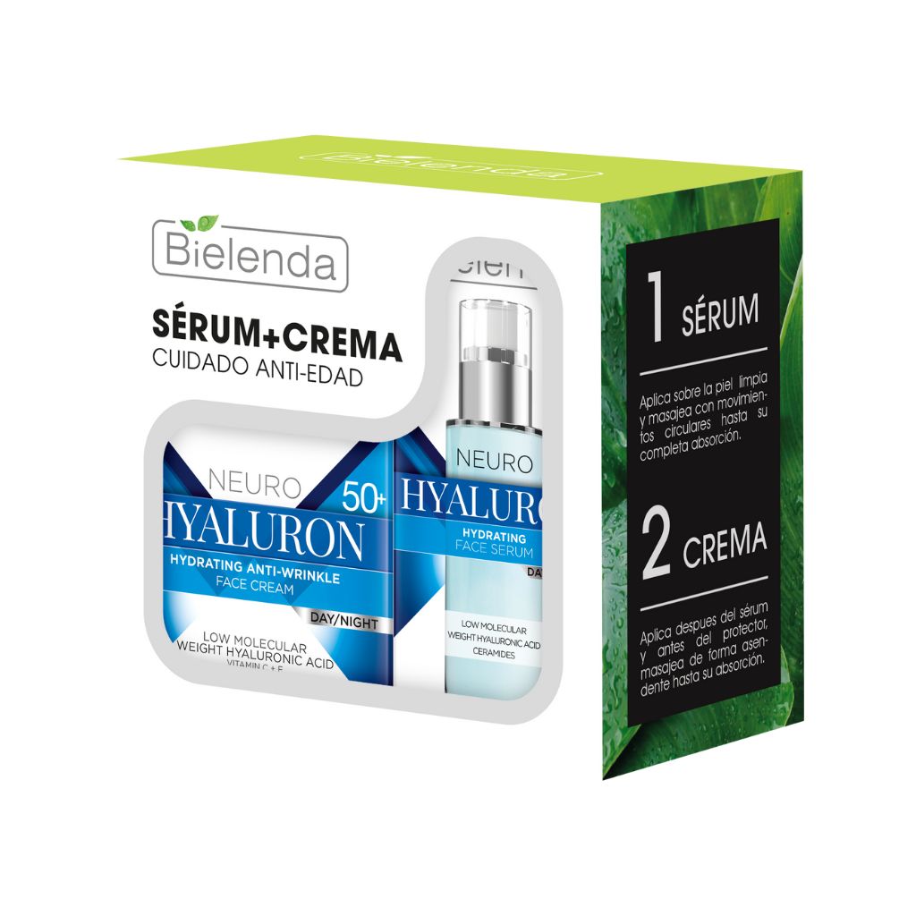 PACK NEURO HYALURON CREMA + SERUM - BIELENDA 2 CP.BE 12.25 09