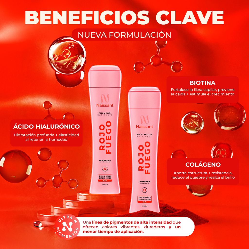 MASCARILLA MATIZANTE ROJO FUEGO – NAISSANT