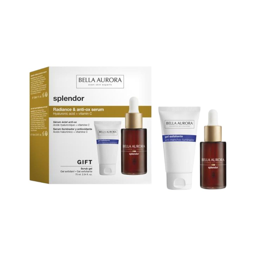 PACK SERUM SPLENDOR VIT C + EXFOLIANTE FACIAL – BELLA AURORA