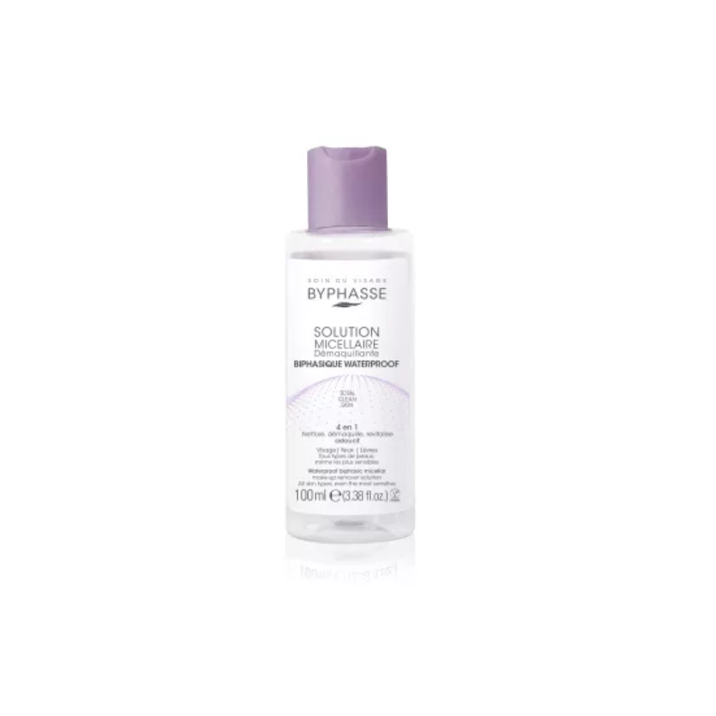 SOLUCIÓN MICELAR DESMAQUILLANTE BIFÁSICA A PRUEBA DE AGUA 100 ML – BYPHASSE